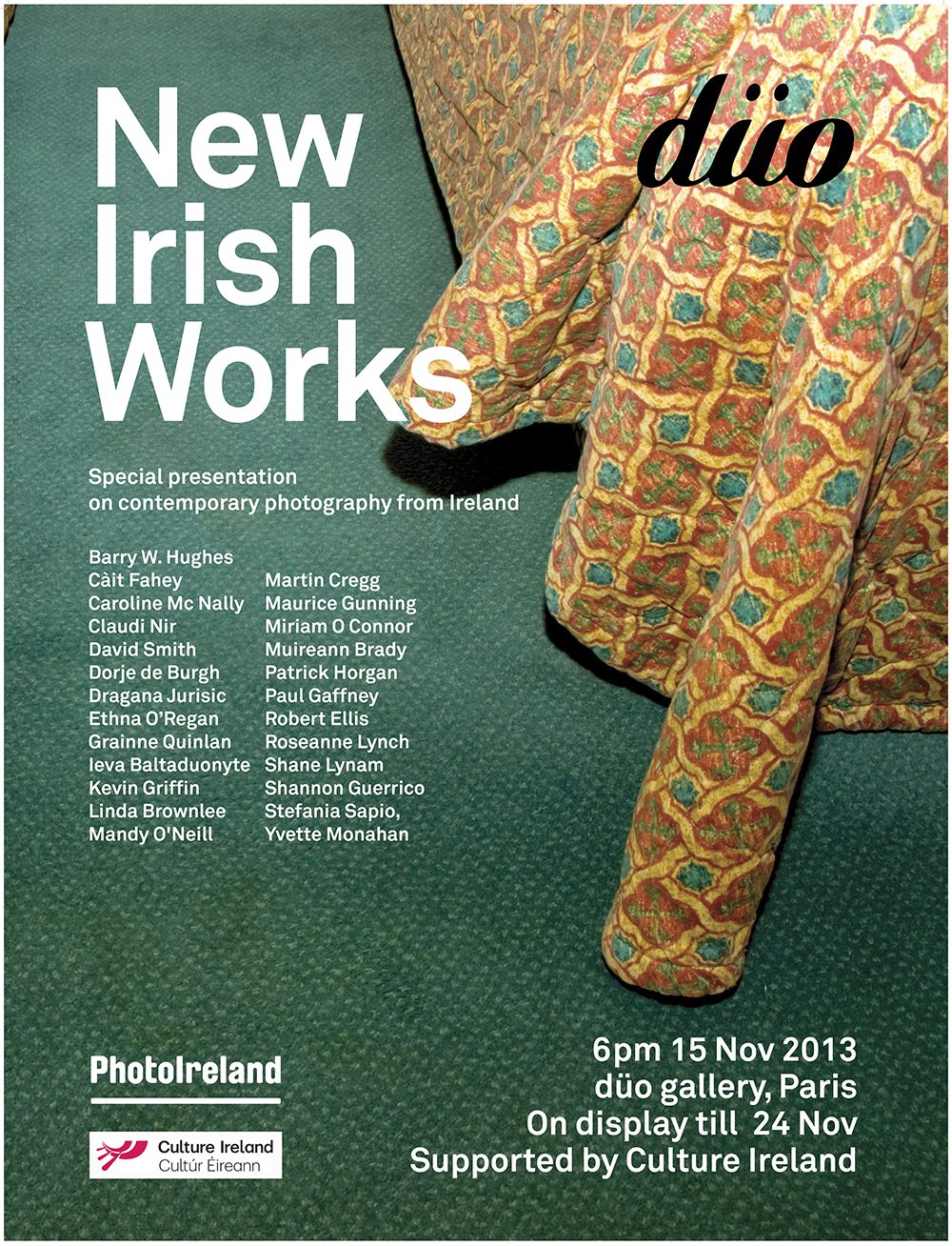 New Irish Works at düo gallery in Paris.