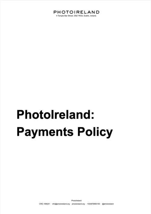 PhotoIreland Payments Policy