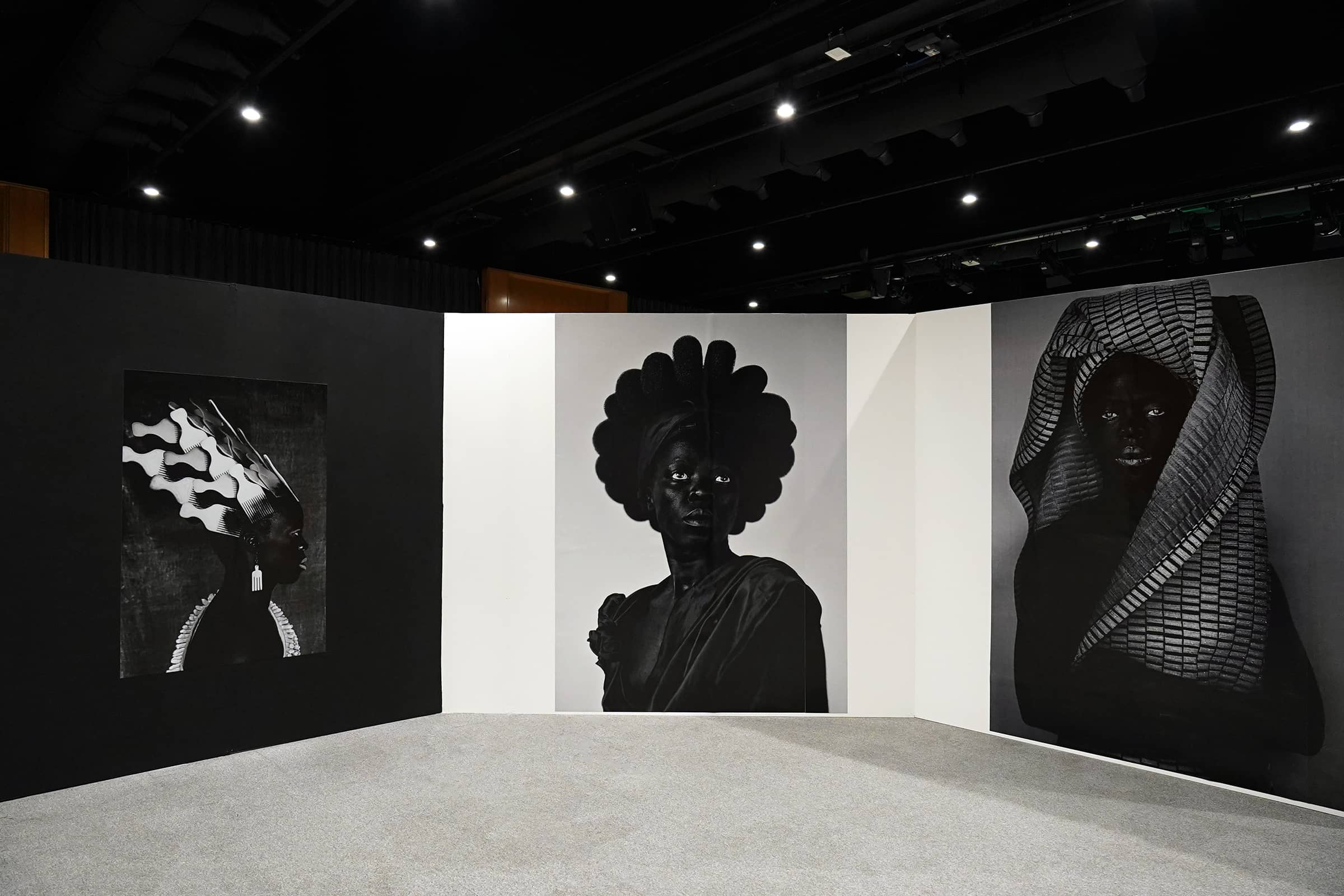 zanele-muholi_dsc03726_xsInstallation view of Zanele Muholi's work as part of of the exhibition ‘I See the Face of Things to Come’ curated by Renée Mussai for PhotoIreland, and presented at The Printworks, Dublin Castle.